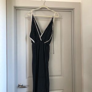 Pinstripe Jumpsuit
